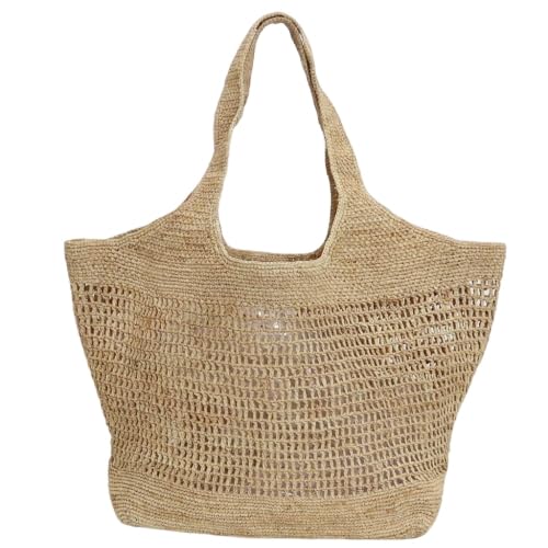 Amazon | ラフィアバッグ かごバッグ 天然ラフィア かごトートバッグ